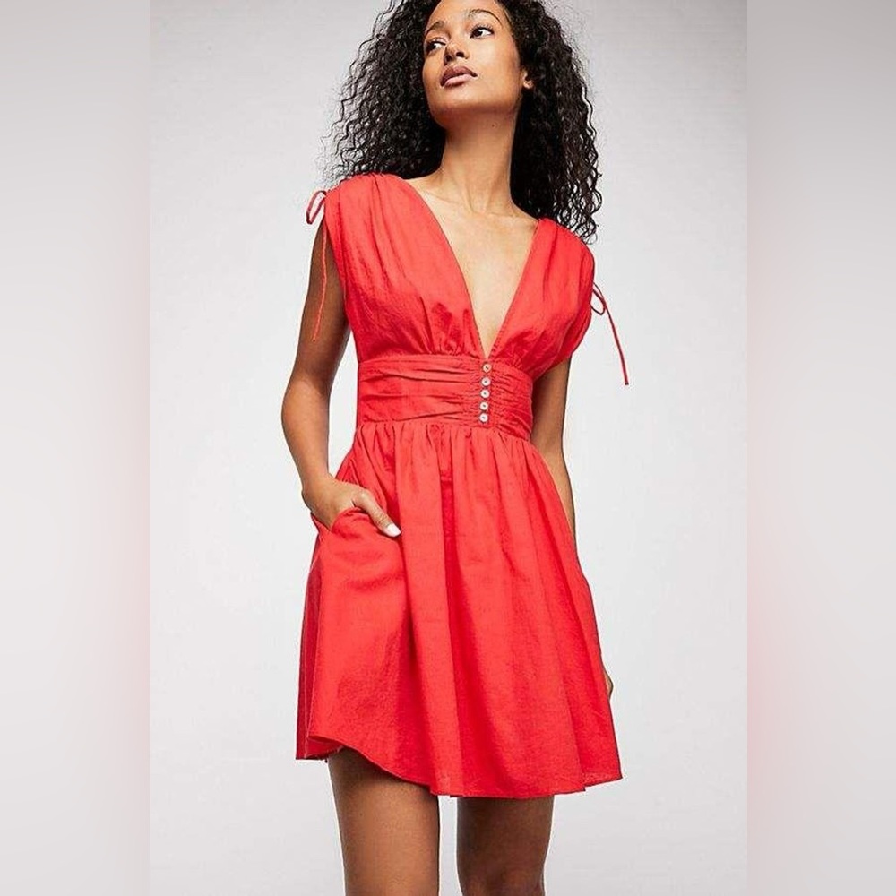 Free People Roll The Dice Mini Dress